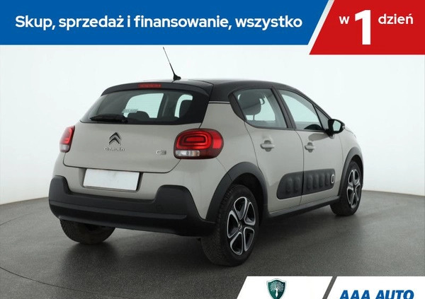 Citroen C3 cena 53000 przebieg: 81737, rok produkcji 2019 z Grodzisk Wielkopolski małe 211